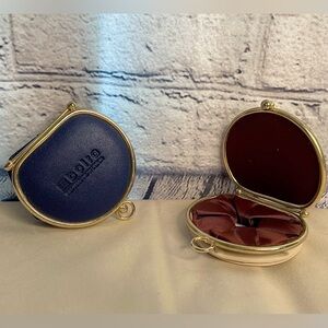Leather Compact Coin Purse
